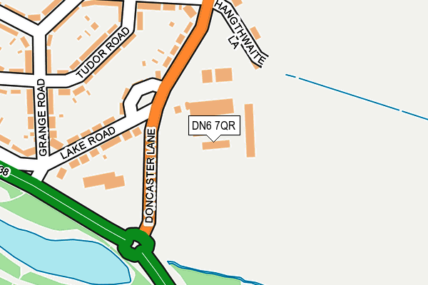 DN6 7QR map - OS OpenMap – Local (Ordnance Survey)