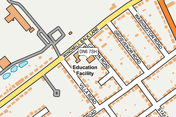 DN6 7SH map - OS OpenMap – Local (Ordnance Survey)