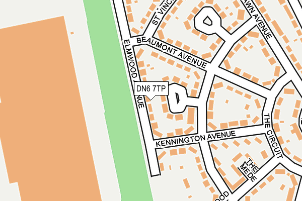 DN6 7TP map - OS OpenMap – Local (Ordnance Survey)
