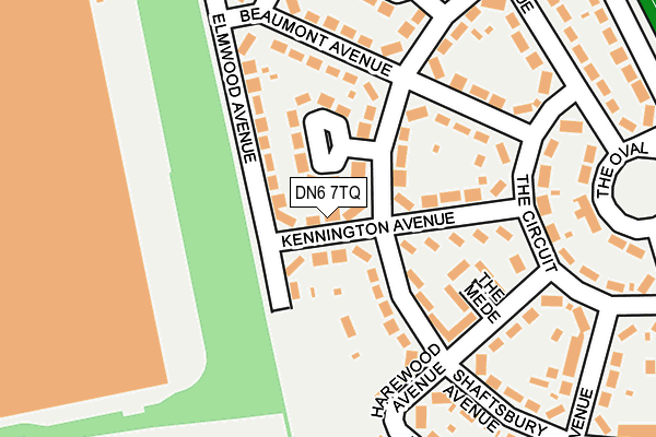 DN6 7TQ map - OS OpenMap – Local (Ordnance Survey)