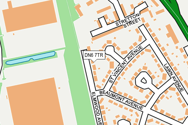 DN6 7TR map - OS OpenMap – Local (Ordnance Survey)