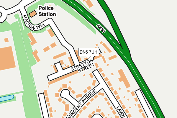 DN6 7UH map - OS OpenMap – Local (Ordnance Survey)