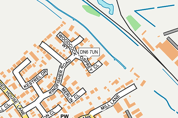 DN6 7UN map - OS OpenMap – Local (Ordnance Survey)