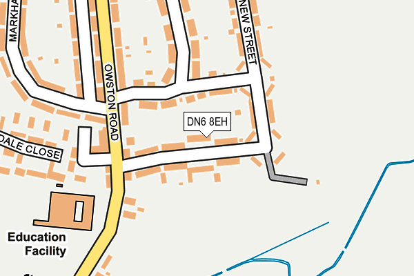 DN6 8EH map - OS OpenMap – Local (Ordnance Survey)
