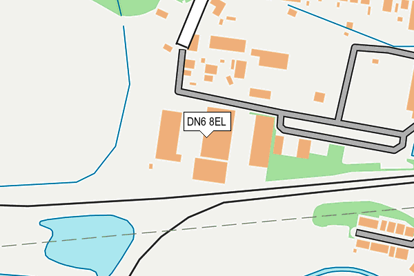 DN6 8EL map - OS OpenMap – Local (Ordnance Survey)