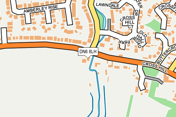 DN6 8LH map - OS OpenMap – Local (Ordnance Survey)