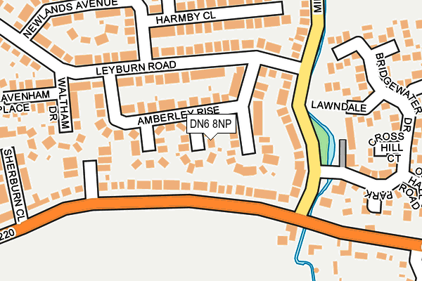 DN6 8NP map - OS OpenMap – Local (Ordnance Survey)