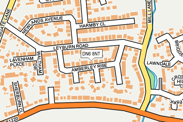 DN6 8NT map - OS OpenMap – Local (Ordnance Survey)