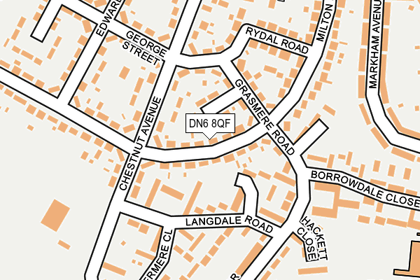 DN6 8QF map - OS OpenMap – Local (Ordnance Survey)