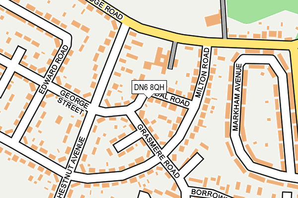 DN6 8QH map - OS OpenMap – Local (Ordnance Survey)