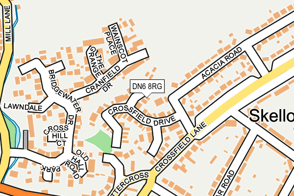 DN6 8RG map - OS OpenMap – Local (Ordnance Survey)