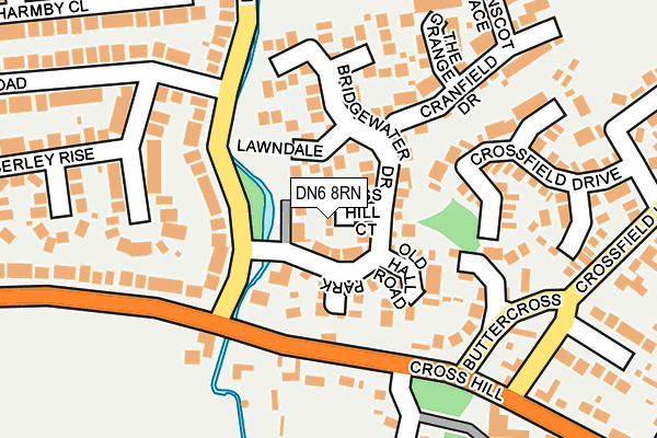 DN6 8RN map - OS OpenMap – Local (Ordnance Survey)