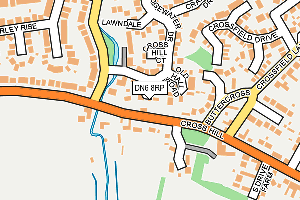 DN6 8RP map - OS OpenMap – Local (Ordnance Survey)