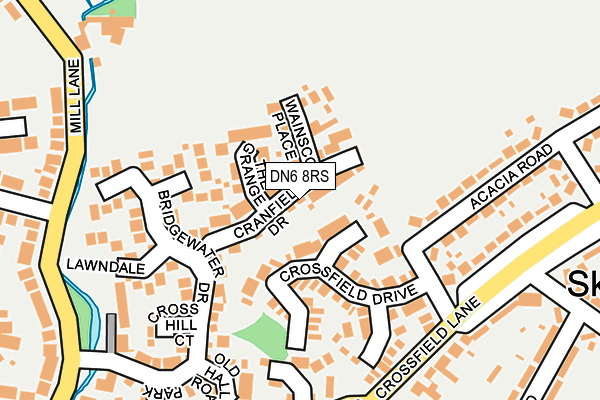 DN6 8RS map - OS OpenMap – Local (Ordnance Survey)
