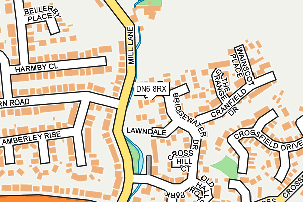 DN6 8RX map - OS OpenMap – Local (Ordnance Survey)