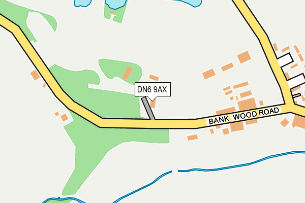 DN6 9AX map - OS OpenMap – Local (Ordnance Survey)