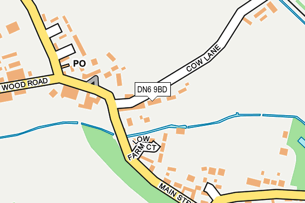 DN6 9BD map - OS OpenMap – Local (Ordnance Survey)