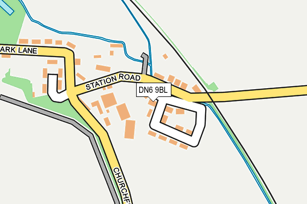 DN6 9BL map - OS OpenMap – Local (Ordnance Survey)