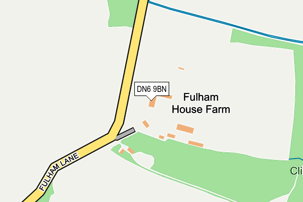 DN6 9BN map - OS OpenMap – Local (Ordnance Survey)