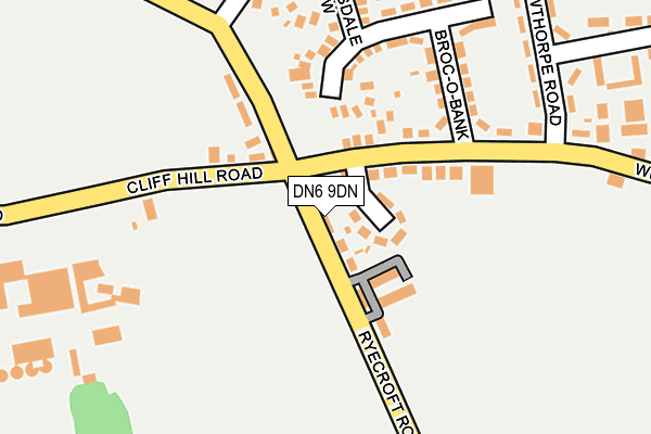 DN6 9DN map - OS OpenMap – Local (Ordnance Survey)