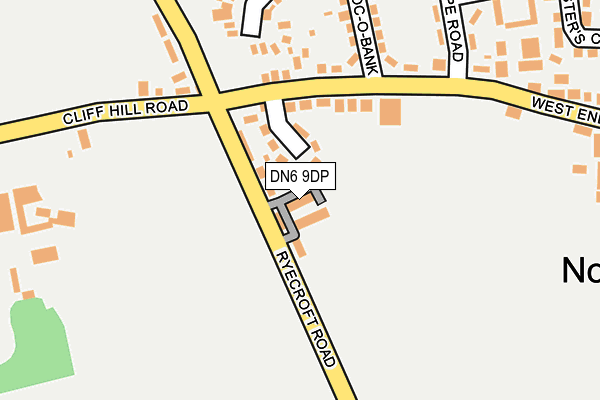 DN6 9DP map - OS OpenMap – Local (Ordnance Survey)