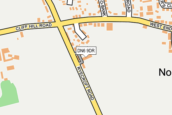 DN6 9DR map - OS OpenMap – Local (Ordnance Survey)