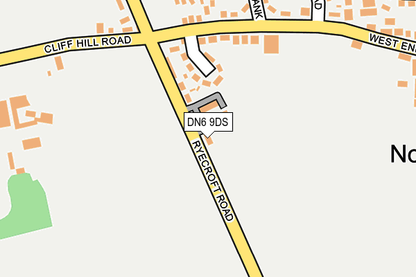 DN6 9DS map - OS OpenMap – Local (Ordnance Survey)