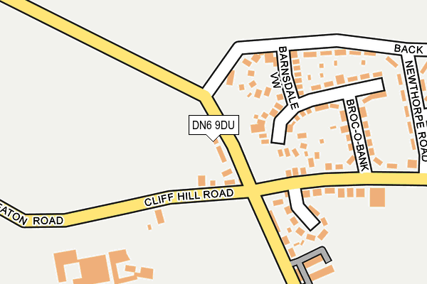 DN6 9DU map - OS OpenMap – Local (Ordnance Survey)