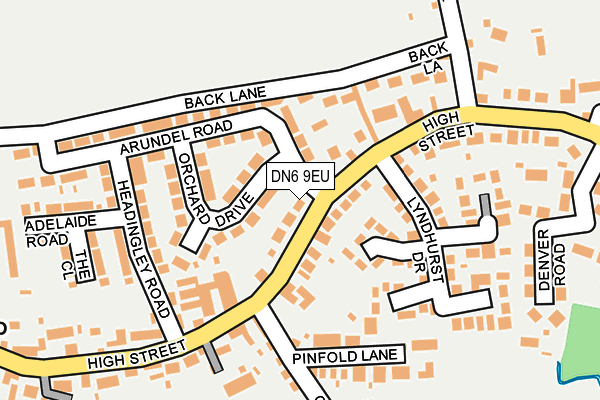 DN6 9EU map - OS OpenMap – Local (Ordnance Survey)