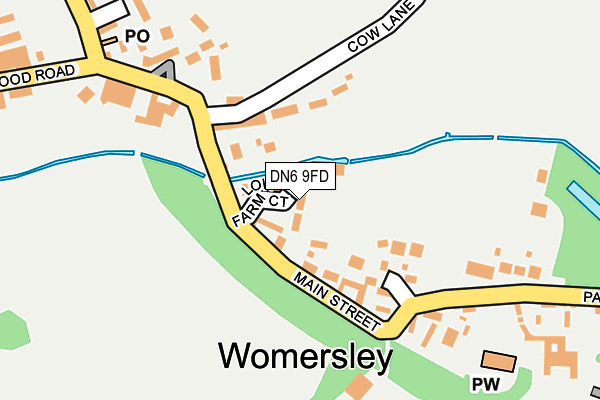 DN6 9FD map - OS OpenMap – Local (Ordnance Survey)