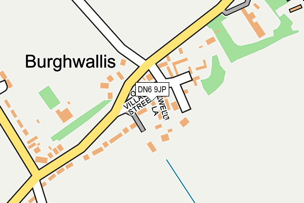 DN6 9JP map - OS OpenMap – Local (Ordnance Survey)