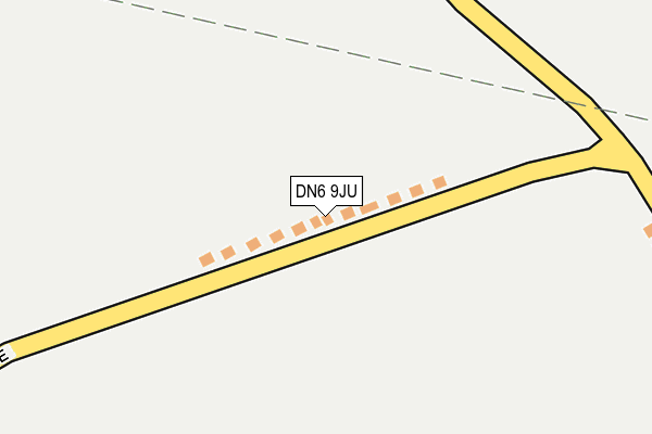 DN6 9JU map - OS OpenMap – Local (Ordnance Survey)