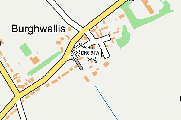 DN6 9JW map - OS OpenMap – Local (Ordnance Survey)