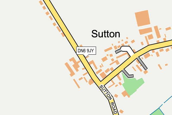 DN6 9JY map - OS OpenMap – Local (Ordnance Survey)