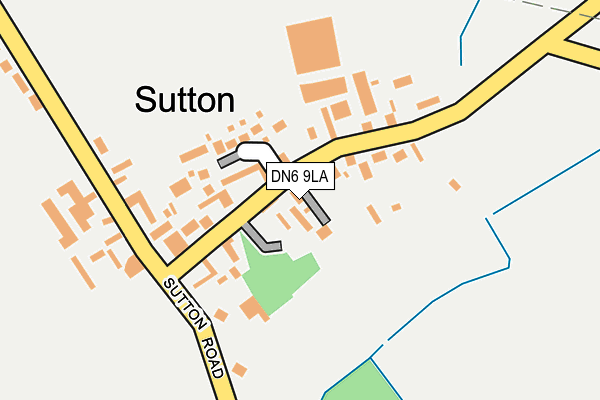 DN6 9LA map - OS OpenMap – Local (Ordnance Survey)