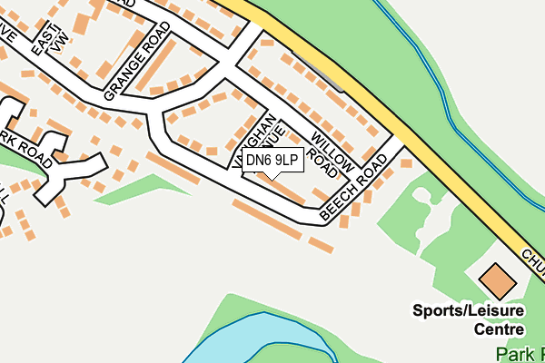 DN6 9LP map - OS OpenMap – Local (Ordnance Survey)