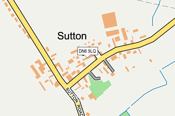 DN6 9LQ map - OS OpenMap – Local (Ordnance Survey)