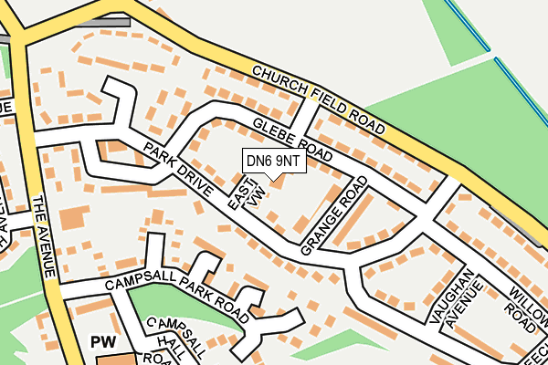 DN6 9NT map - OS OpenMap – Local (Ordnance Survey)