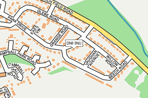 DN6 9NU map - OS OpenMap – Local (Ordnance Survey)