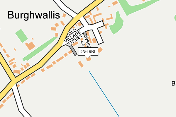 DN6 9RL map - OS OpenMap – Local (Ordnance Survey)