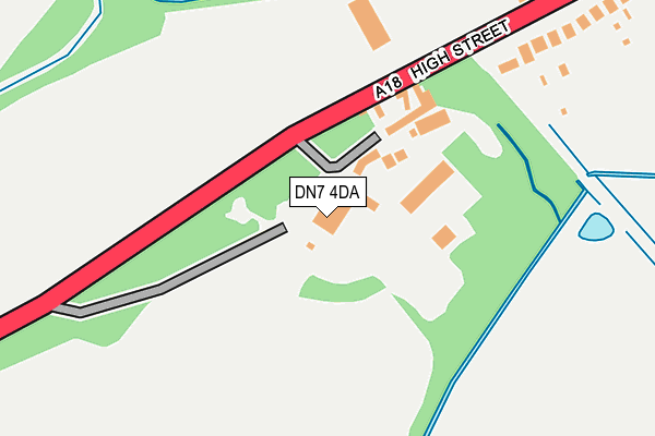 DN7 4DA map - OS OpenMap – Local (Ordnance Survey)