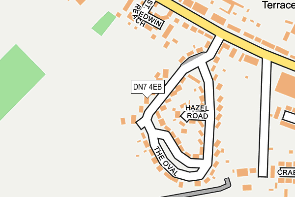 DN7 4EB map - OS OpenMap – Local (Ordnance Survey)