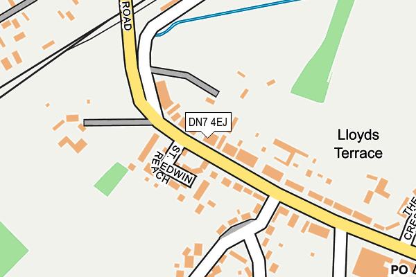 DN7 4EJ map - OS OpenMap – Local (Ordnance Survey)