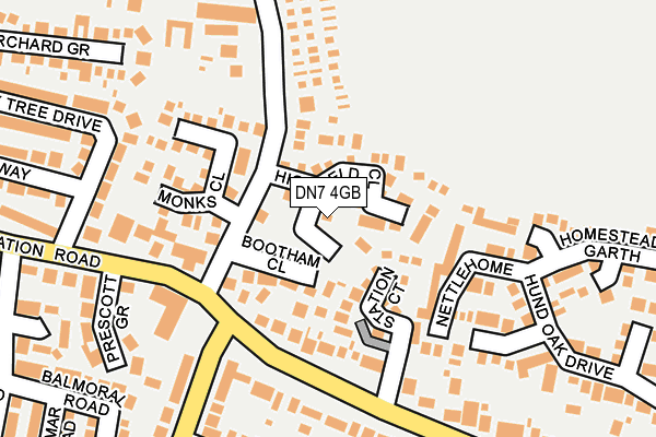 DN7 4GB map - OS OpenMap – Local (Ordnance Survey)