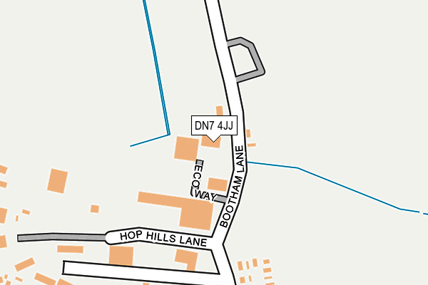 DN7 4JJ map - OS OpenMap – Local (Ordnance Survey)