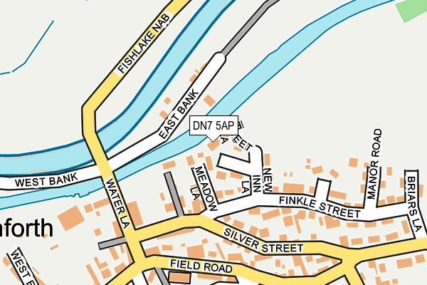 DN7 5AP map - OS OpenMap – Local (Ordnance Survey)