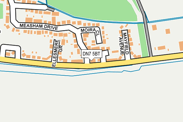 DN7 5BT map - OS OpenMap – Local (Ordnance Survey)