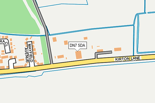 DN7 5DA map - OS OpenMap – Local (Ordnance Survey)