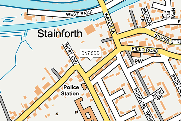 DN7 5DD map - OS OpenMap – Local (Ordnance Survey)