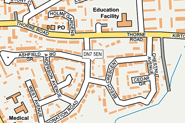 DN7 5EN map - OS OpenMap – Local (Ordnance Survey)